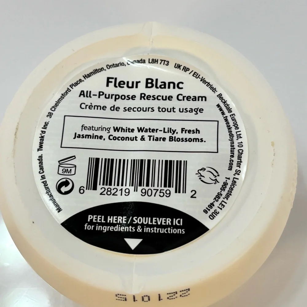 TWEAK’D BY NATURE-Fleur Blanc Scented 5 in 1 All-Purpose Rescue Cream - Picture 4 of 8